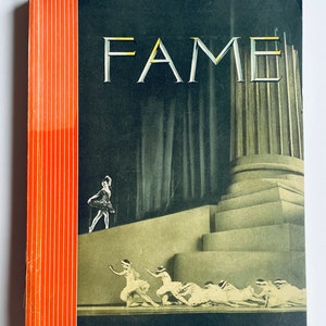 Revista FAME vintage (1946) de Quigly Publishing Company: listas de las 10 mejores celebridades del cine y la radio, incluidas fotografías