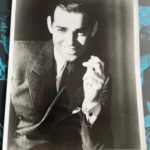 Foto van Young Clark Gable Vintage headshot 8 x 10 beroemdheidsfoto publiciteitsfoto van King of Hollywood