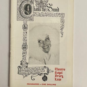 Carol Channing with Her 10 Stout Hearted Men (1970) Theatre Royal, Drury Lane, London, UK, Play Vintage Playbill 1970s Theater Program