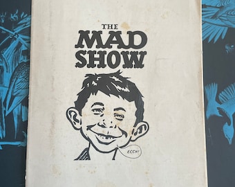 Vintage The Mad Show Showcard Playbill featuring Jo Anne Worley 1960s New York Off Broadway Theater Production MAD Magazine