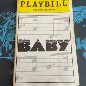 Baby (1984) Ethel Barrymore Theater Vintage Broadway New York City Vintage Playbill, Theaterprogramm aus dem NYC Musical Program der 1980er Jahre