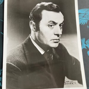Charles Boyer Vintage 8x10 Photo Celebrity Actor Publicity Pic circa 1930s 1940s
