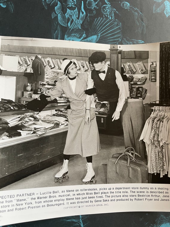 Mame (1974) Vintage Movie Photo of Lucille Ball as Mame on