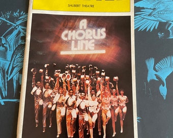 A Chorus Line (1981) Shubert Theatre Boston, Massachusetts Vintage Playbill, Theater Program from the 1980s