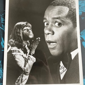 Flip Wilson Geraldine Jones Photo with Signature 8x10 Signed Vintage Celebrity Celebrity Publicity Photo