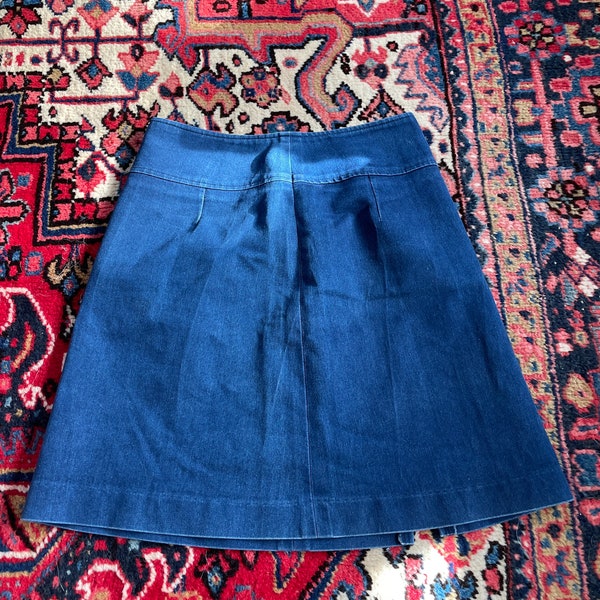 1990s denim skirt USA made