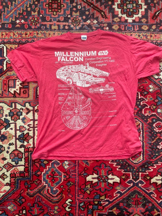 Star Wars millennium falcon t shirt