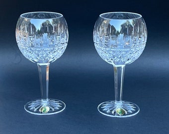 Crystal Balloon Wine Glasses, Waterford Crystal Wine Glasses, Maeve Pattern, Vintage Glassware, Crystal Stemware, Gift Idea