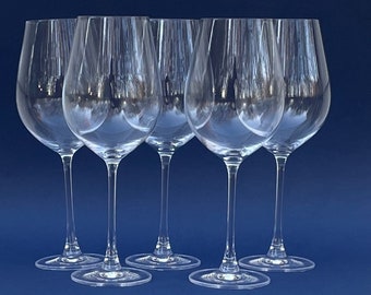 Wine Glasses, Vintage MIKASA Crystal Wine Glasses, Red Wine Glasses, Set of Wine Glasses, Crystal Stemware, Lead Free Crystal, Gift Idea
