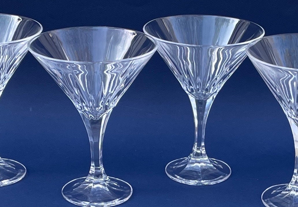 Martini Glass Ingrid by GODINGER. Crystal 6.75 MARTINI Glasses