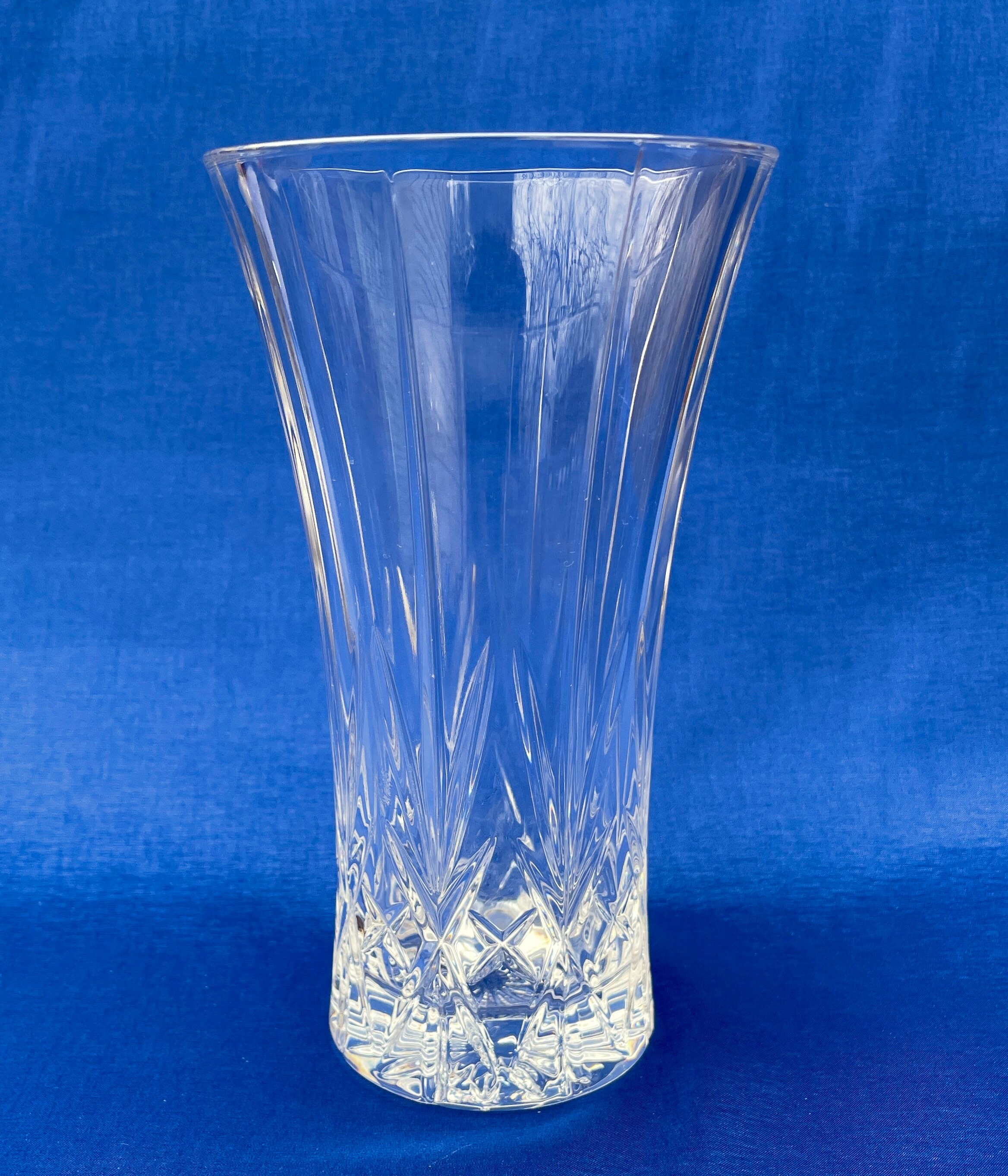 Vases Crystal Flared Vase Small Crystal Vase Crystal Bud Vase Home