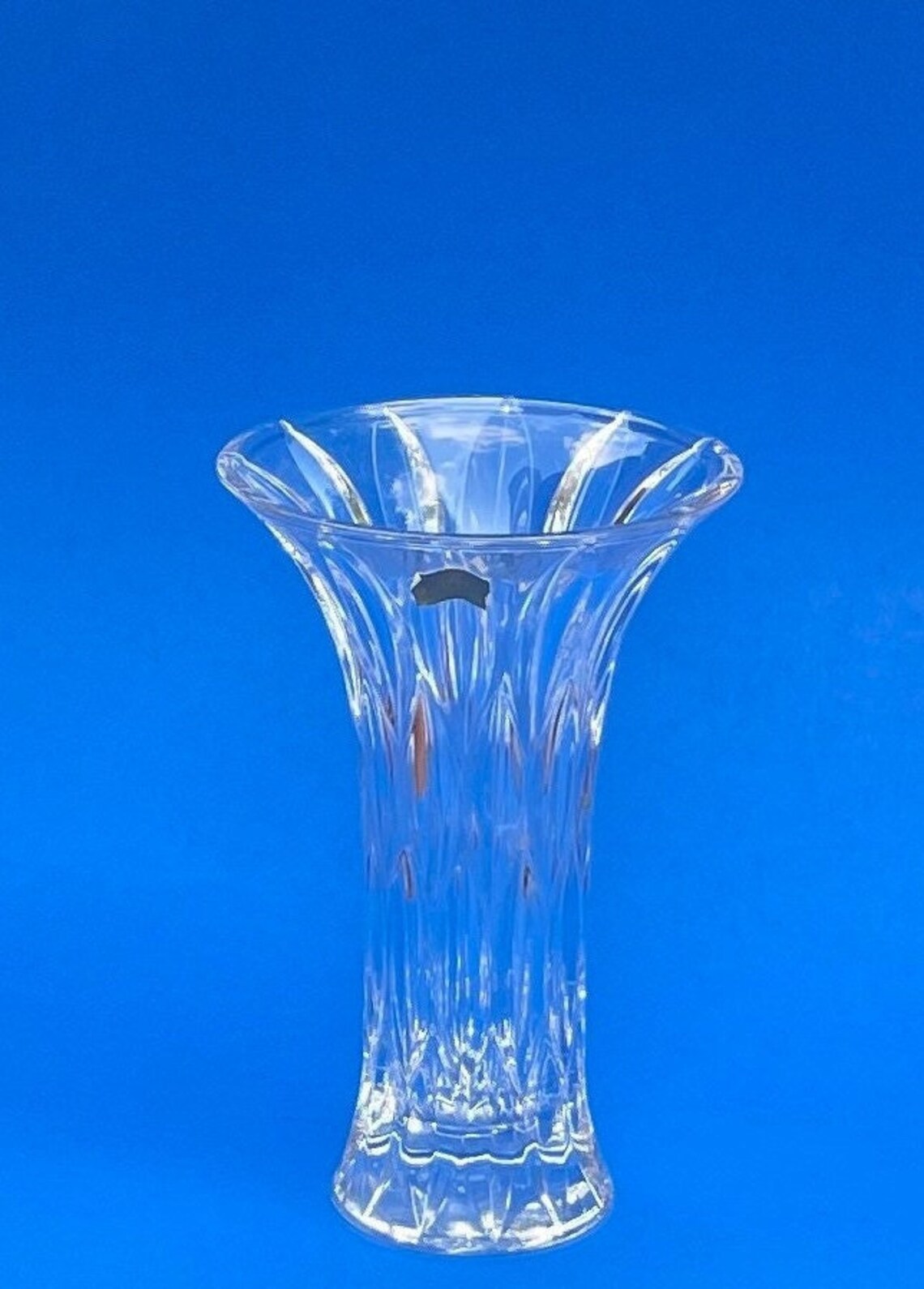 Mikasa Crystal Flared Vase Vintage Mikasa Crystal Vase Etsy
