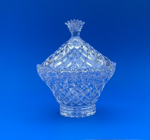 Crystal Lidded Candy Dish Crystal Lidded Bowl Vintage Etsy Il 570xN.3998110744 L6b9