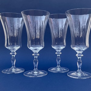 Wine Glasses, Mikasa Crystal Stemware, Crystal Wine Glasses,  Crystal Iced Tea Glasses, Crystal Goblets, Set of Crystal Glasses, Gift idea