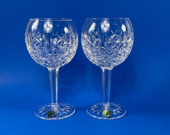 Crystal Balloon Wine Glasses, Waterford Crystal Wine Glasses, Glengarriff Pattern, Vintage Glassware, Crystal Stemware, Gift Idea