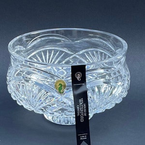 Vintage Waterford Crystal Bowl, The House of Waterford Handcrafted Footed Crystal Bowl Dublin Doors Collection, Vintage Waterford, Gift Idea