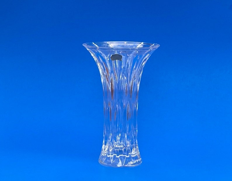 Mikasa Crystal Flared Vase Vintage Mikasa Crystal Vase Etsy