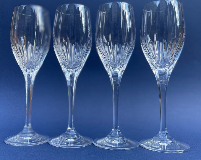 Mikasa Crystal Wine Glasses Vintage