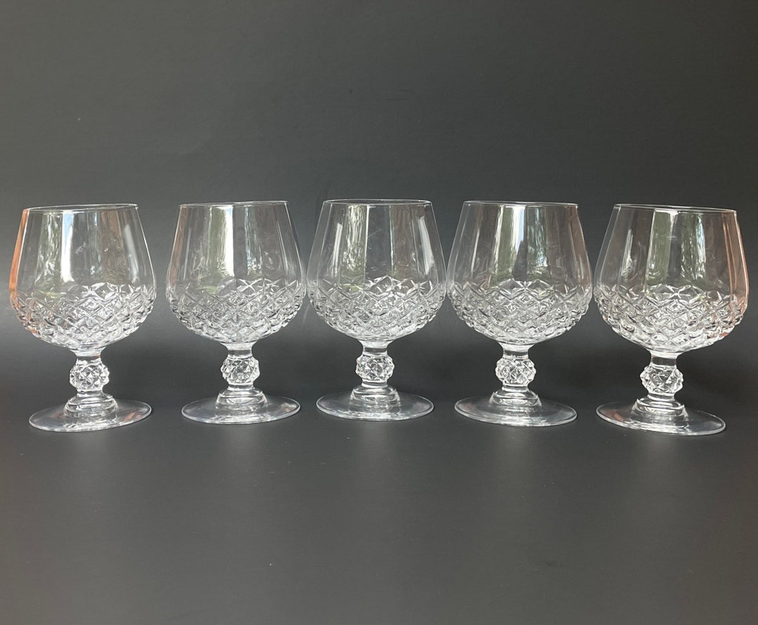 Crystal Brandy Snifters, Vintage D'arques Brandy Glasses, Cognac Glasses, Brandy Snifters in the
