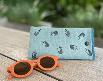 Brillenetui Eis am Stiel - für Kinder Sonnenbrillen