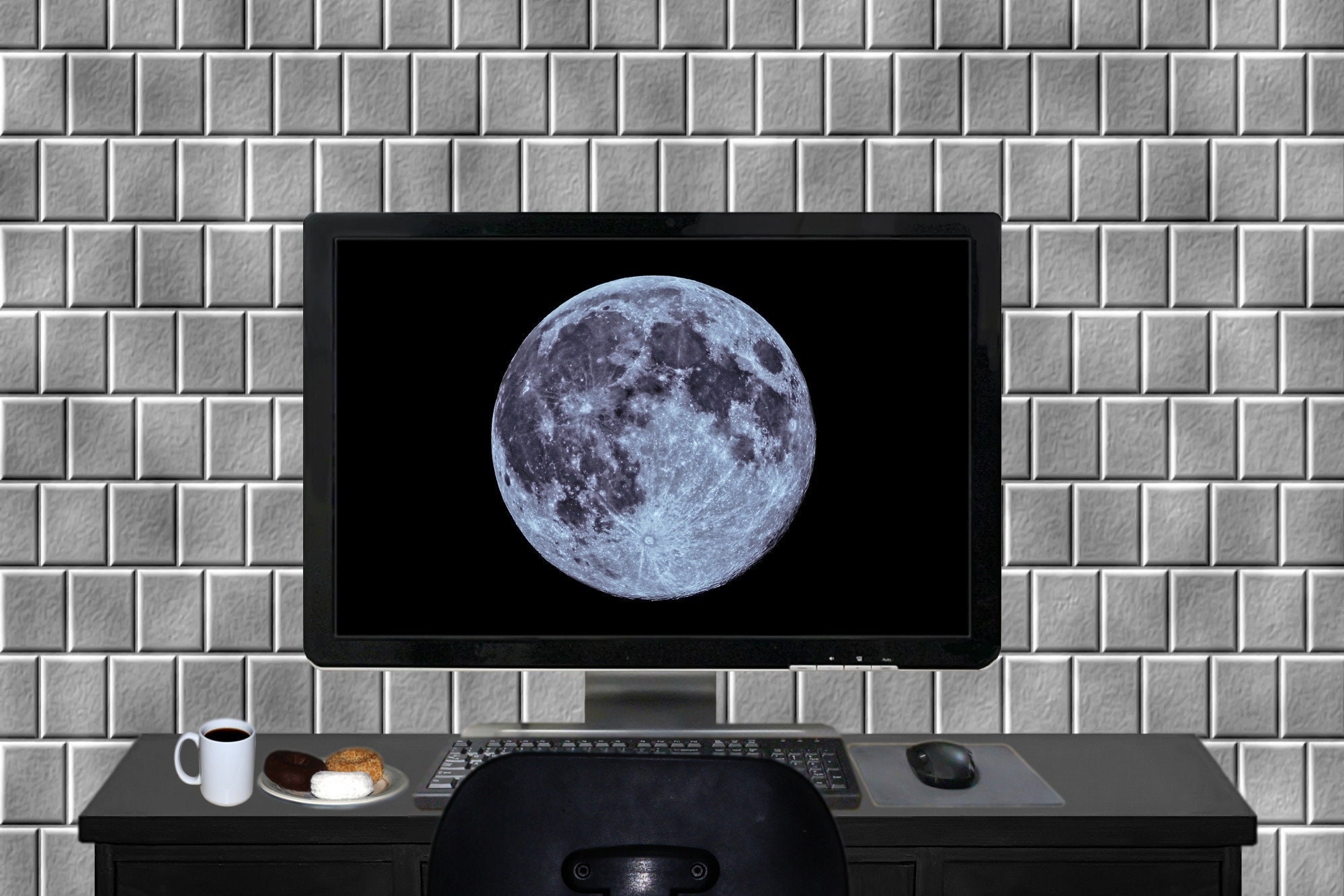 Full Super Moon April 7, 2020, PC Wallpaper, Moon Screensaver, Instant