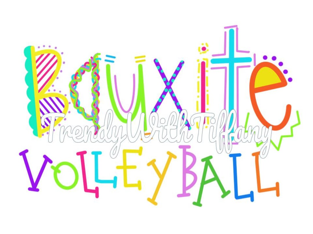 Bauxite Volleyball PNG Digital Download Sublimation Etsy