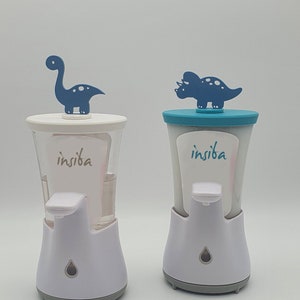 Refill lid & quick release with optional animal sets for No Touch soap dispenser