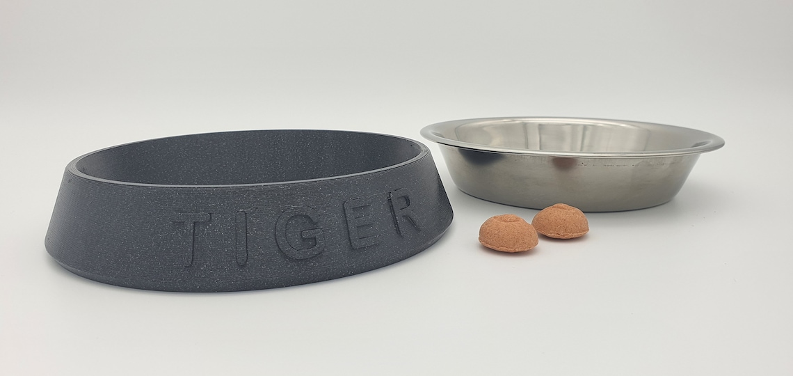 Personalized feeding bowl / cat bowl incl. stainless steel image 3