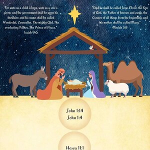 Printable LDS Christmas Advent | Christ-centered Christmas Countdown ...