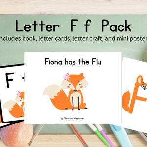 Letter of the Week Pack - Letter F | Fiona Fox | Letter Books | ABC Cards | Letter of the Week Crafts