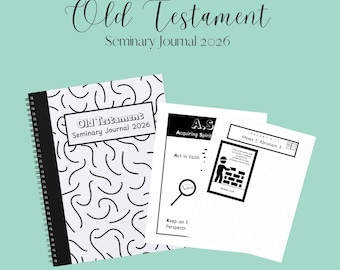 LDS Seminary Old Testament Journal Pages | Come Follow Me 2026