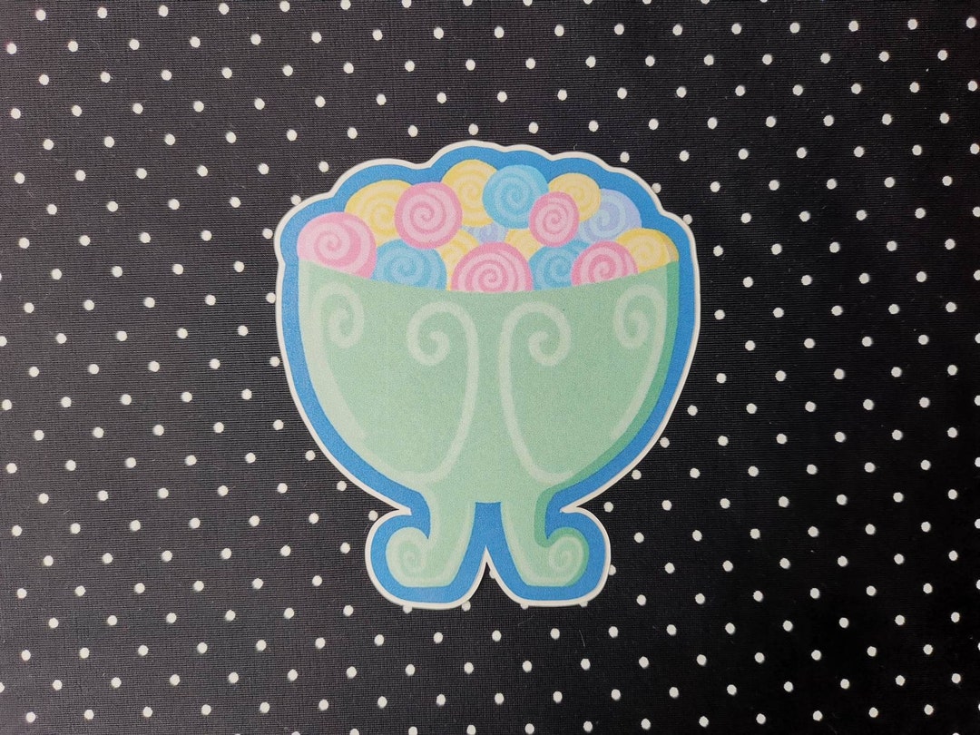 Glossy Large Colourful Coraline Inspired Bowl of Sweets Etsy