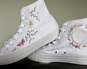 Embroidered Converse High Tops