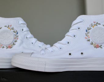 Custom Embroidered Converse High Tops