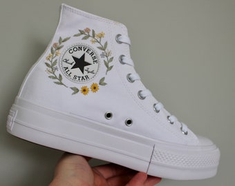 custom high top converse platform