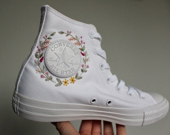 Embroidered Converse High Tops