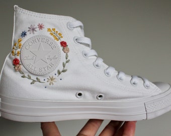 Custom Embroidered Converse High Tops