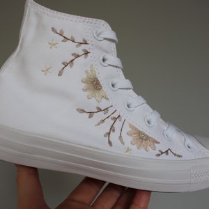 Custom Embroidered Converse High Tops