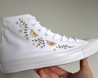 Embroidered Converse High Tops