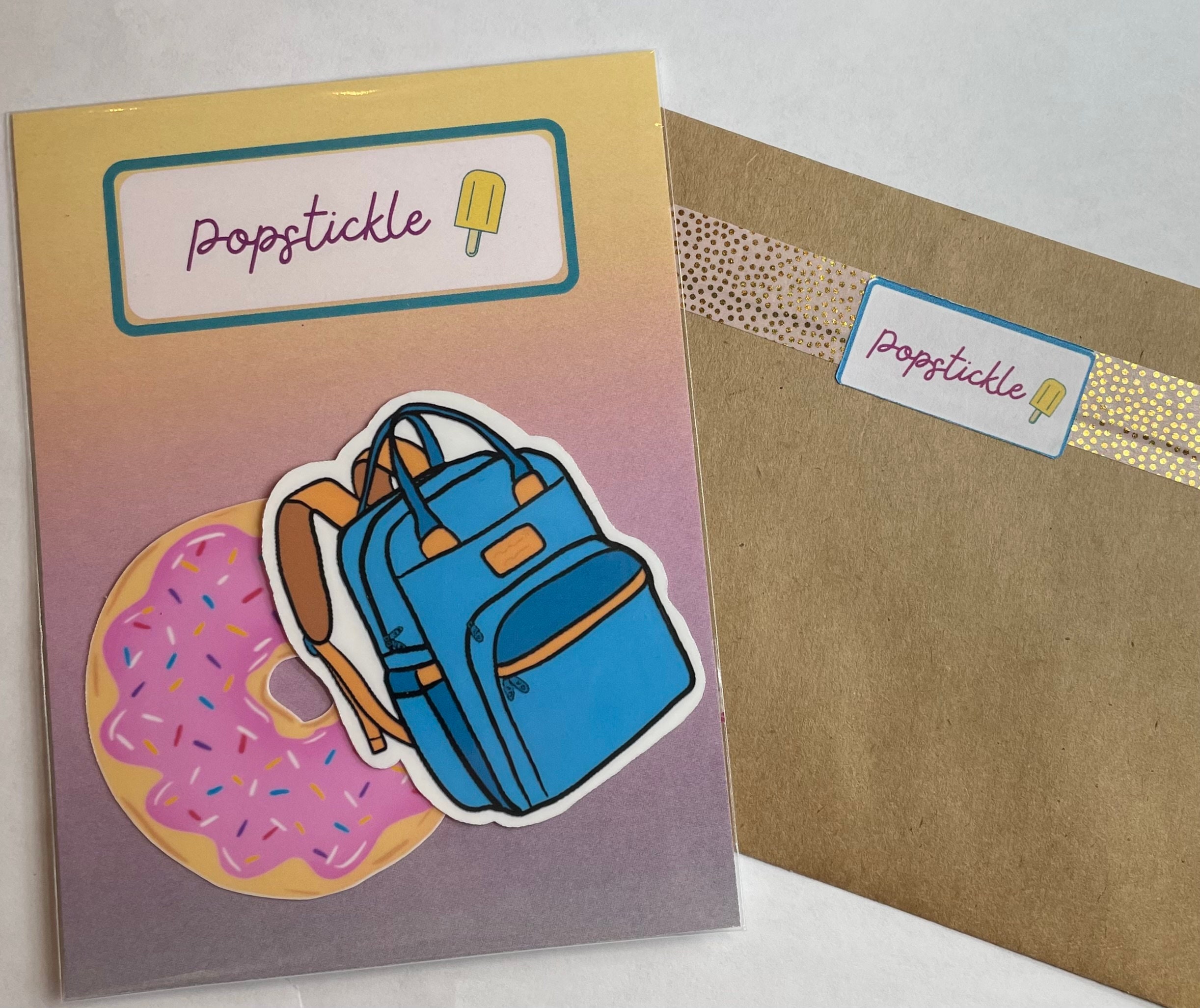 Backpack Vinyl Sticker Decal - Etsy