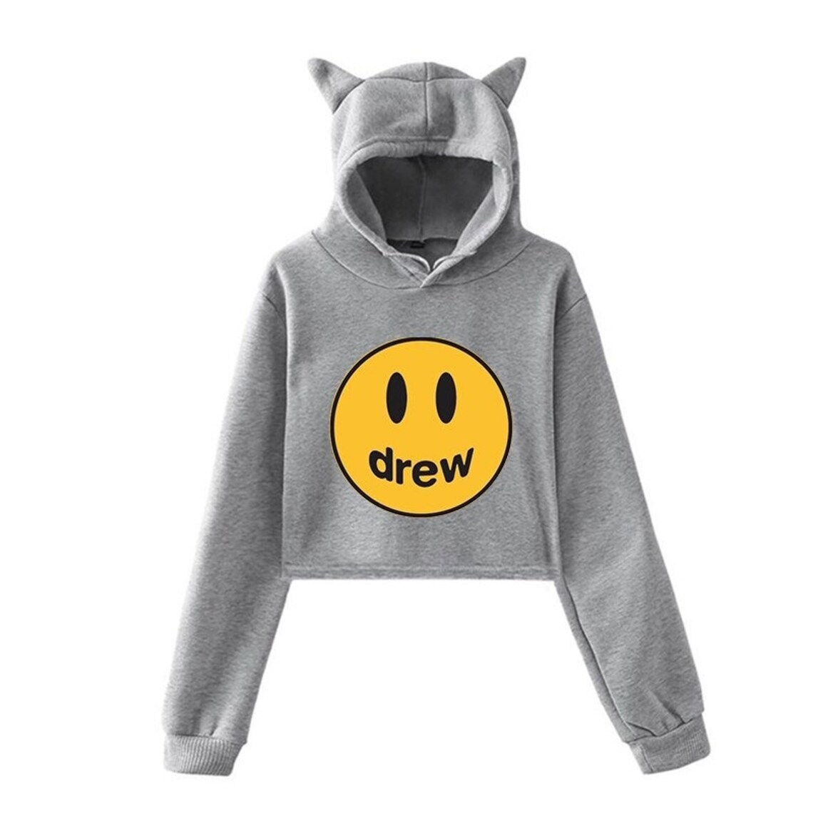 Drew Hoodie Harajuku Smile Hoodie Smile Hoodie Justin Drew Etsy
