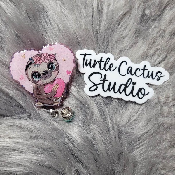 Sloth Heart Badge Reel. Heart Holding Sloth, Slow Motion, Valentine's Day, Love in the Air, Three Toed Sloth, Big Eyes, Hearts, Love, Cupid