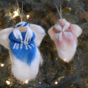 Waldorf Angel Ornaments Christmas | Felted Wool Christmas Tree Ornament | Great Christmas Gift for Teacher