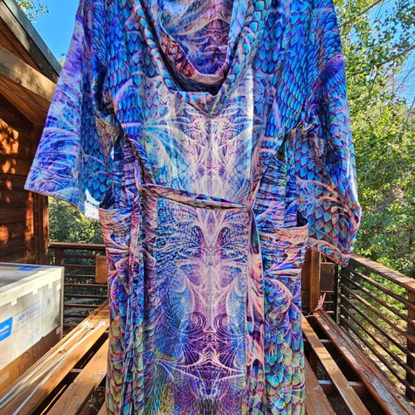 3X Saphira Crushed Velvet Robe