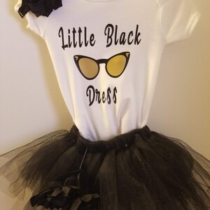 Little Black Dress tutu outfit.