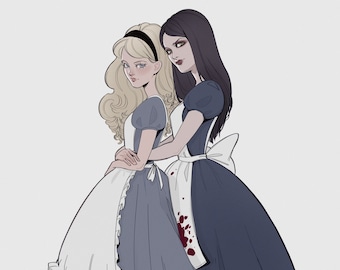 Alice and Alice - A5 Print