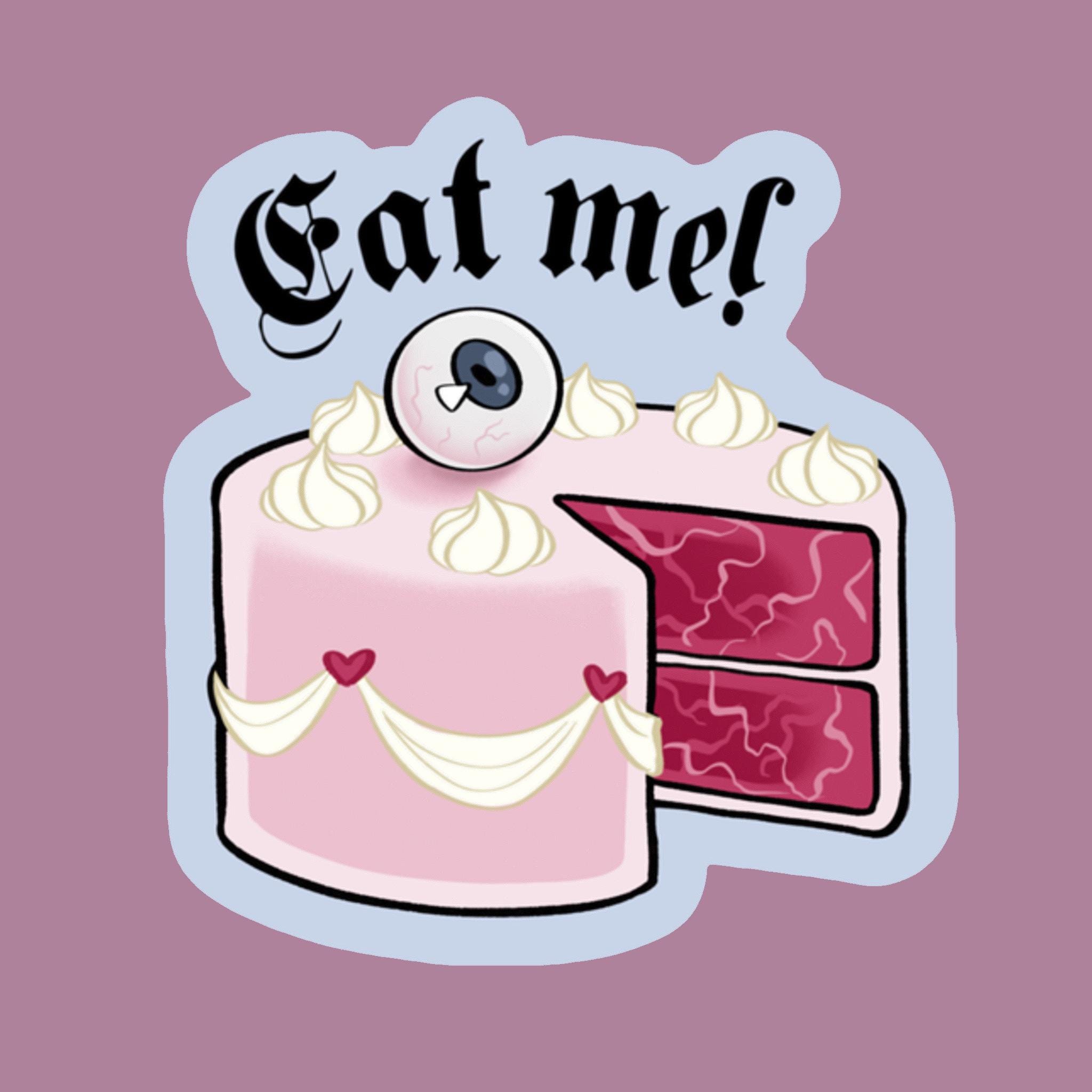 Eat Me! Sticker - Etsy