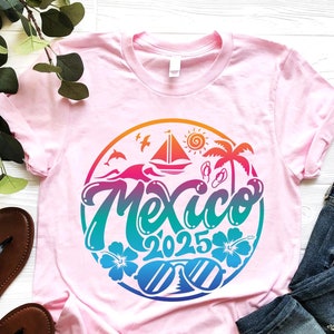 Mexico Trip Shirt - Mexico Vacation T-shirt - Family 2025 T-shirt - Summer Beach Shirt - Funny Palm T-shirt - Family Vacation Tee