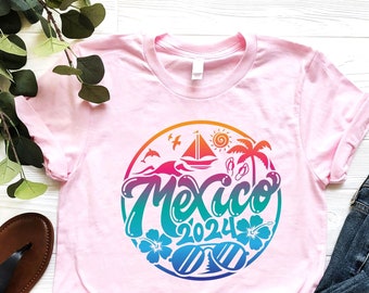 Mexico Trip Shirt - Mexico Vacation T-shirt - Family 2024 T-shirt - Summer Beach Shirt - Funny Palm T-shirt - Family Vacation Tee