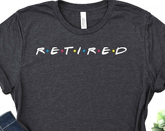 Fun Retired Shirt - Retirement Party T-Shirt - in Retirement Apparel - Beach Retirement Outfit - Retired Father Clothes - New Free Dad Tee